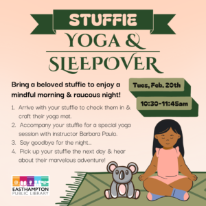 Stuffie Yoga and Sleepover